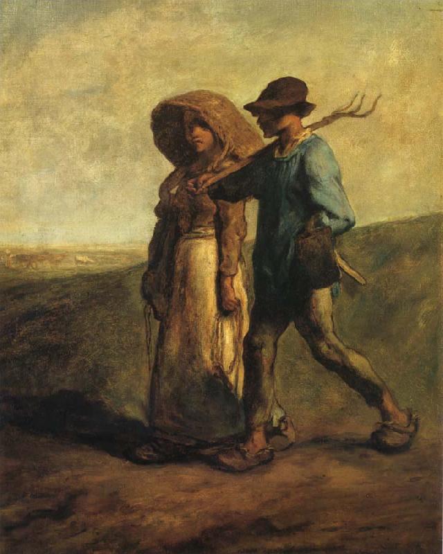 Jean Francois Millet Going to work France oil painting art